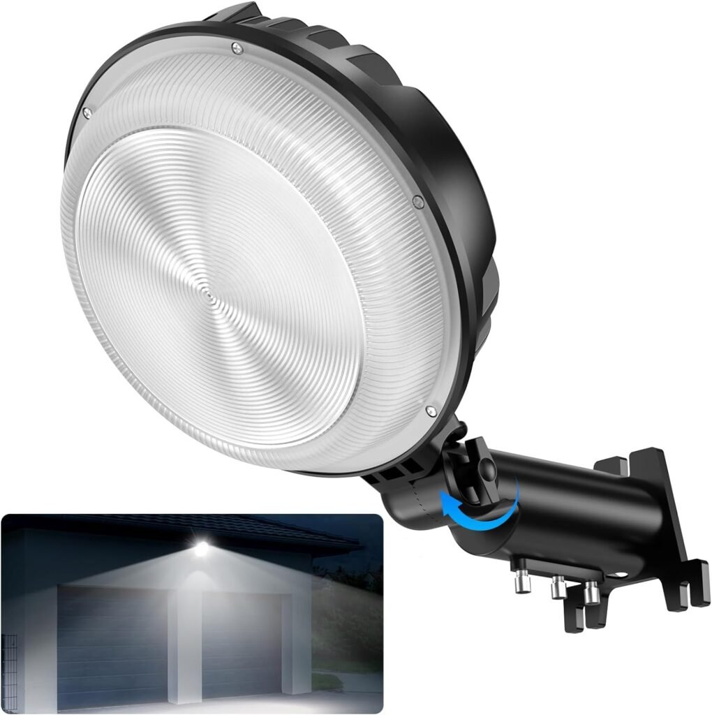 StarMoitic LED Barn Light, 150W 20000LM Dusk to Dawn Outdoor Lighting, IP66 Waterproof, 150° Angle Adjustable Bright Outdoor Street Light, for Garden, Garages, Attics, Patios, and Barns